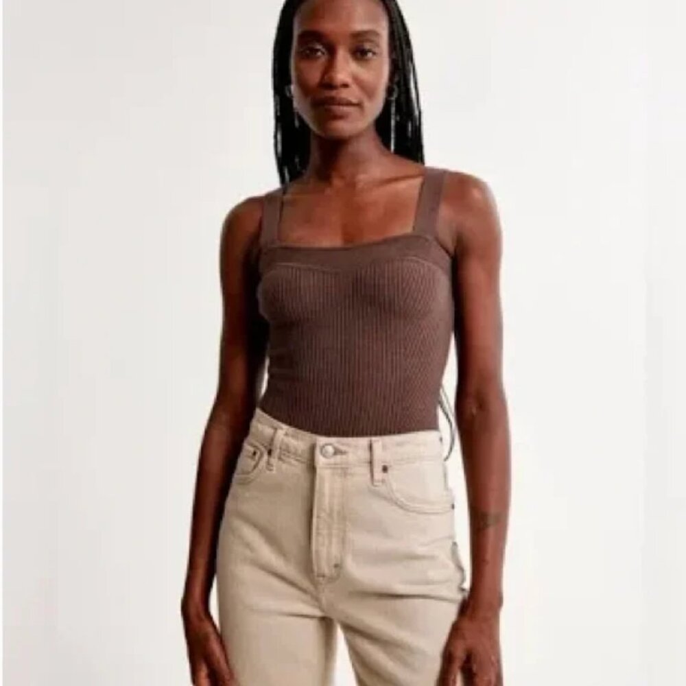 Abercrombie & Fitch Brown Bodysuit
